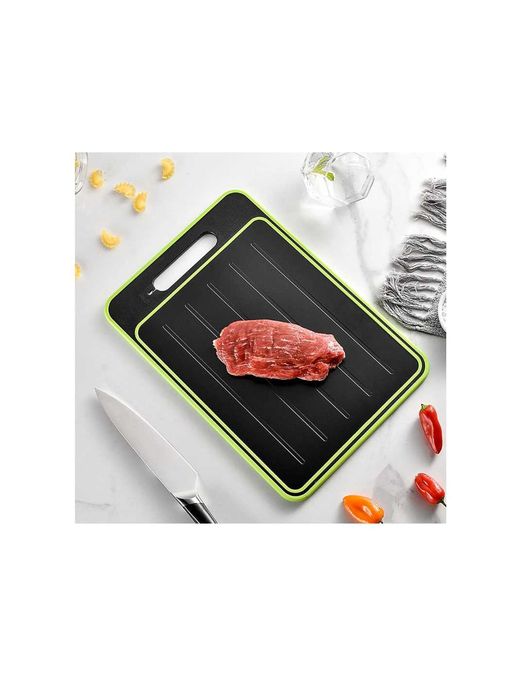 Разделочная доска 2 в 1 с разморозкой и точилкой для ножей.d8