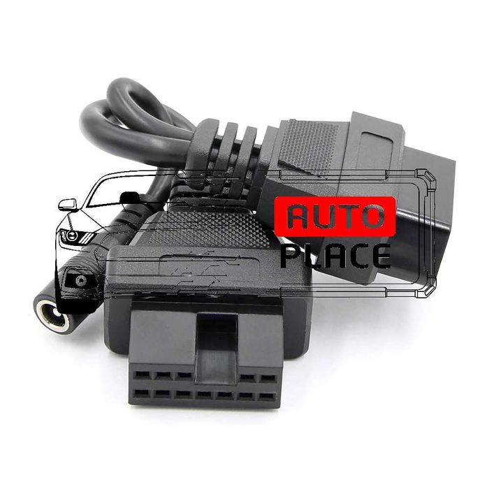 Кабел / Преходник / Адаптер за Mitsubishi 12 Пина Pin Мицубиши Delphi