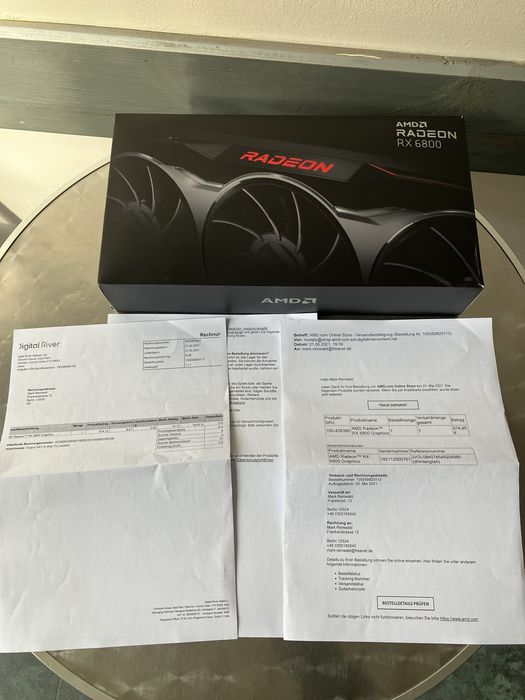 AMD Radeon RX6800 16GB RAM