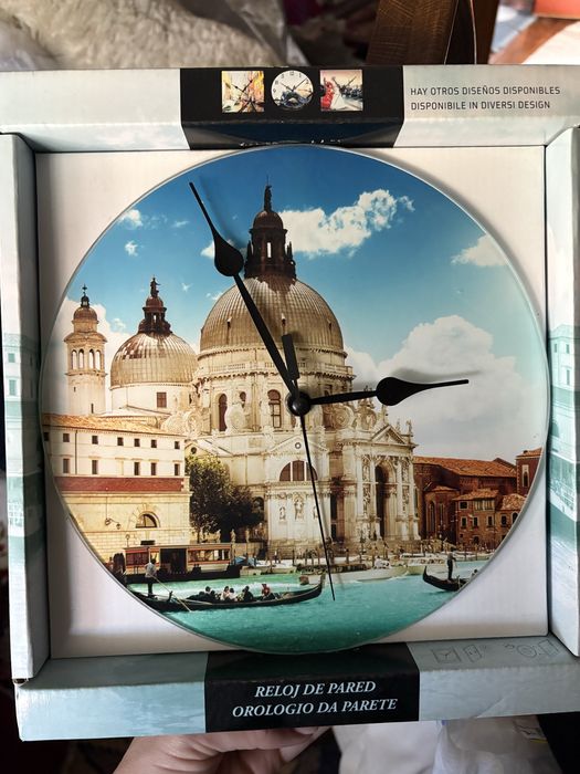 Ceas perete see you in Venice Auriol