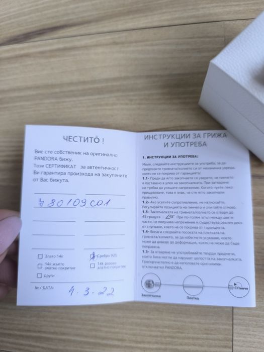 Оригинален талисман Pandora