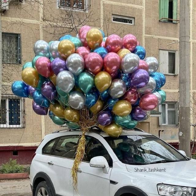 Uchar sharlar gazli geliviy xar xilidan bor
