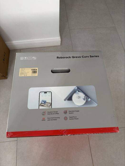 Aspirator inteligent Roborock Qrevo Curv S5X white • NOU / SIGILAT •