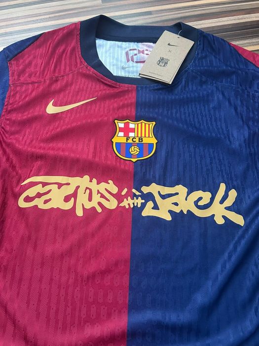Tricou Barcelona Player version Cactus Jack