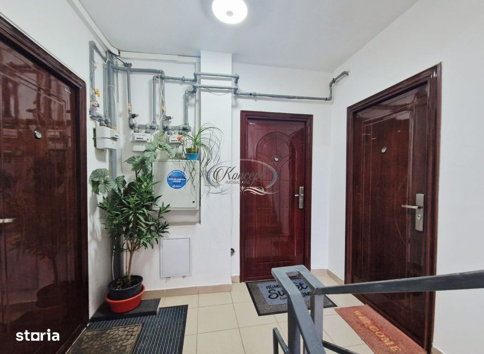 Apartament decomandat, 57 mp utili, Floresti