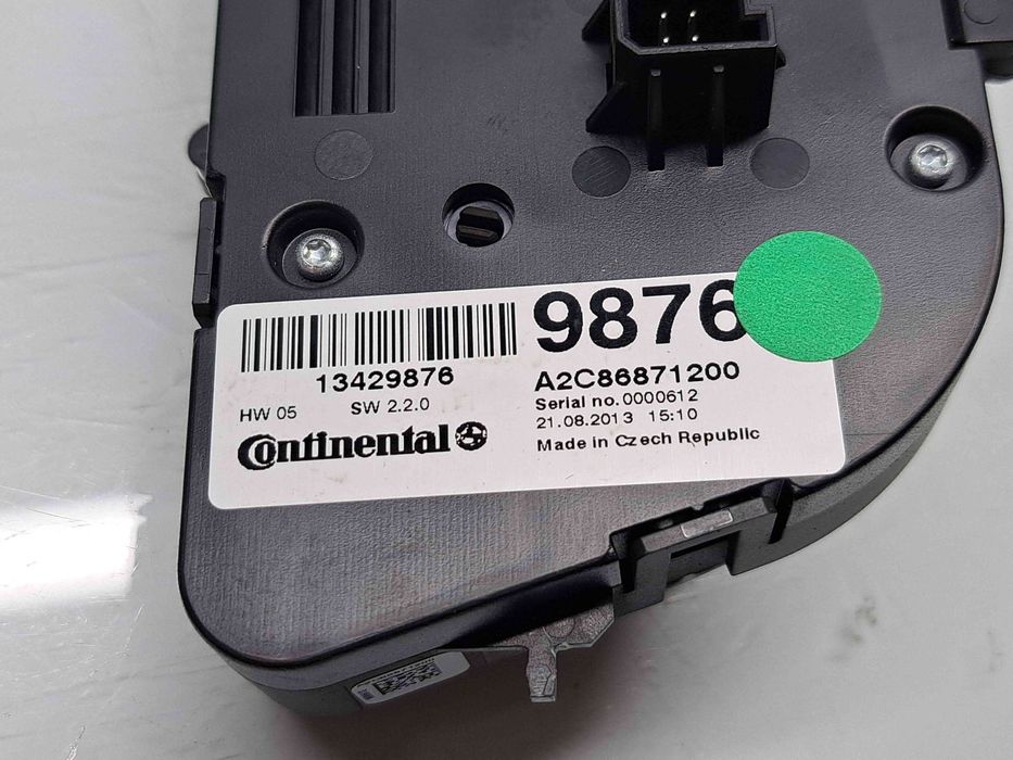 Panou comanda clima Opel Zafira C (E75) Combi [Fabr 2011-2017] A2C868