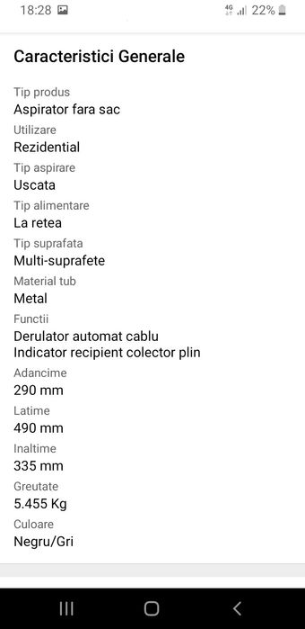 Aspirator Rowenta XXL nou