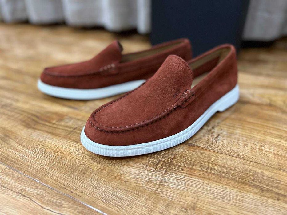 Hugo Boss мужские замшевые лоферы РАЗМЕР 41