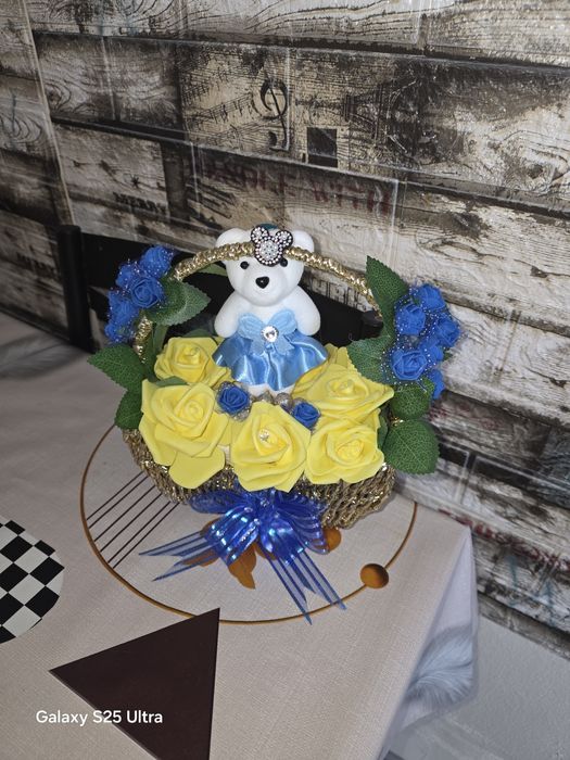 Cutie metalica cu ursuleț