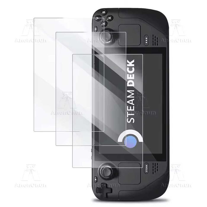Два Steam Deck Tempered Glass Screen Protectors