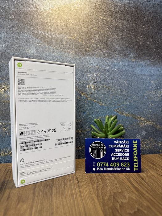Iphone 17 Pro/256GB/2 ani Garantie Centrul De Telefoane /Rate