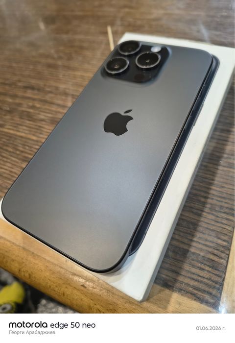 Iphone 15 pro 256 GB black titanium