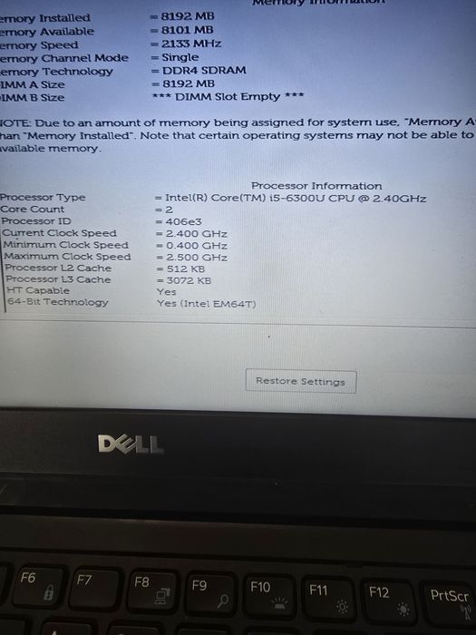 Laptop Dell E5470, i5-6300