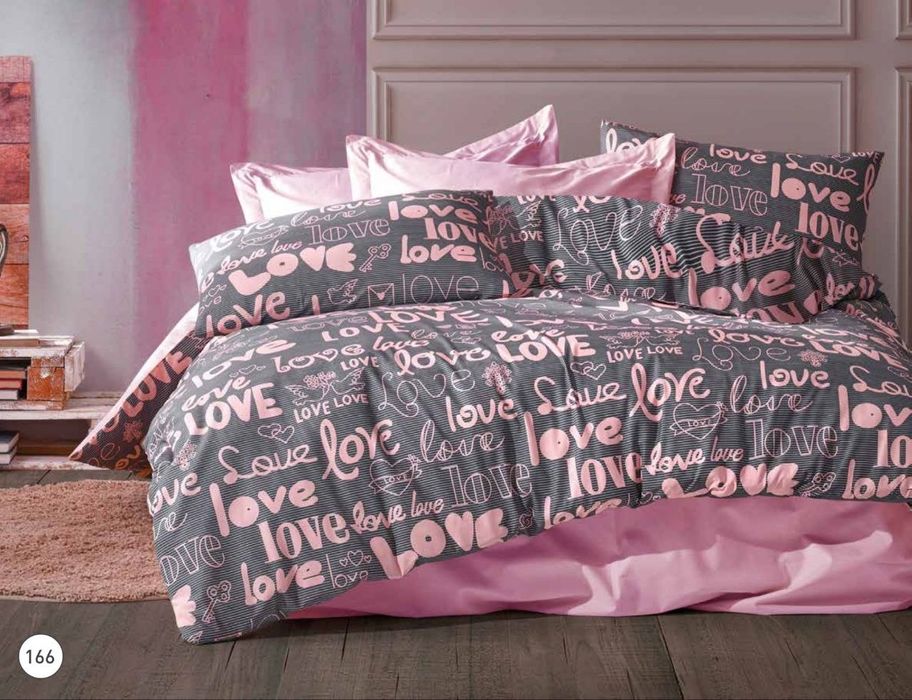 Марка VALDİVİA луксозен двоен ранфорс спален комплект 100%памук- 25 €