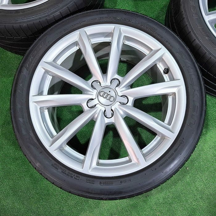 5 Roti,jante R18 aluminiu 5x112 Audi Originale 18" 4F0601025CP,A3,A4,A6- REZERVA separat,4+1