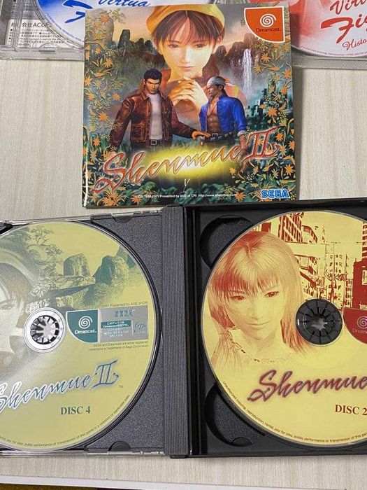 Игры Для Sega Dreamcast Shenmue I - II части, полное издание лицензия.