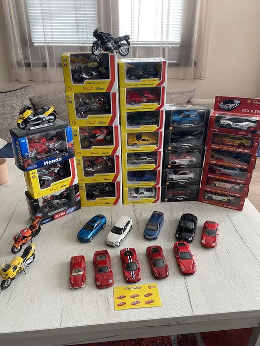 Метални колички и мотори