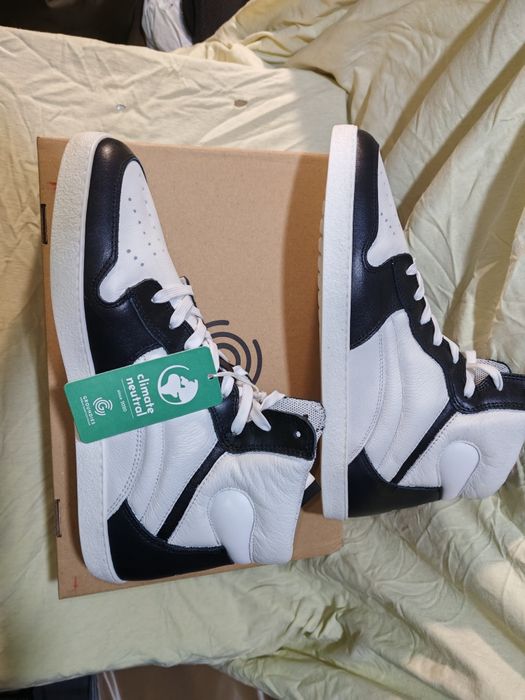 Високи мъжки кецове от естествена кожа GROUNDIES №45