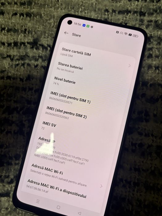 Smartphone OPPO A74 128GB