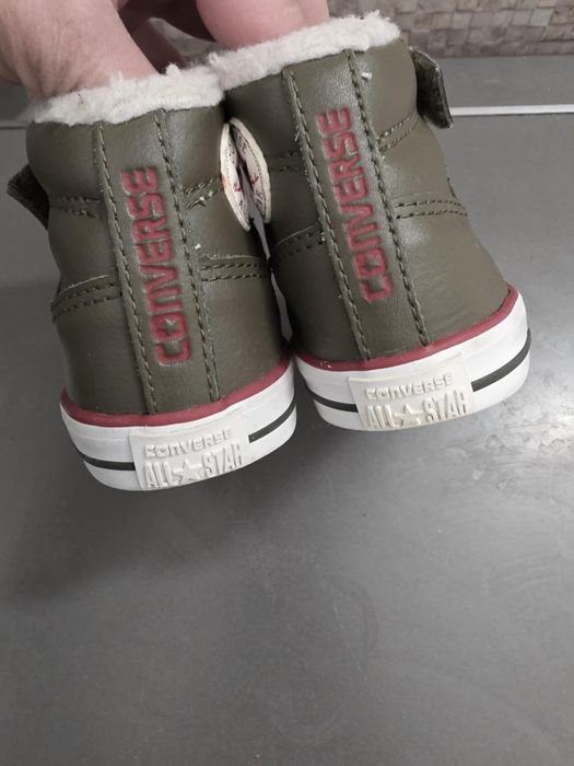 Teniși Converse mărime 25 impecabili culoare kaki