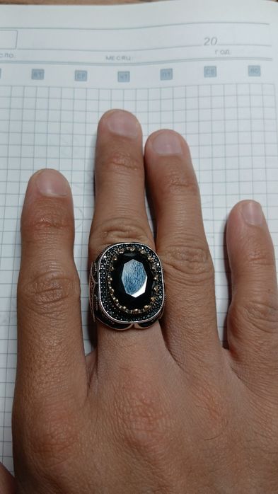 Перстень мужской из серебра 925 пробы