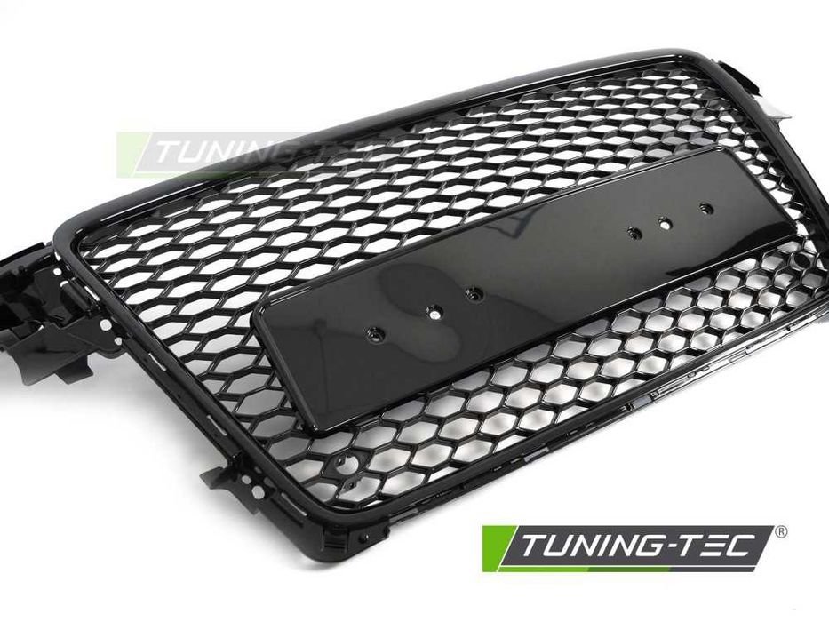 Grila fagure audi a4 b8 negru lucios 2008-2015
