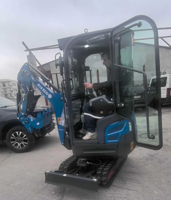 Miniexcavator RIPPA R15 ECO, ultimul model 2025