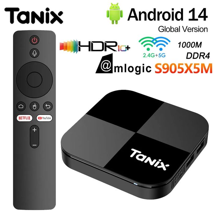 Ultra Turbo Быстрыя Приставка Tanix tx5 plus 2/16 +1200Канал