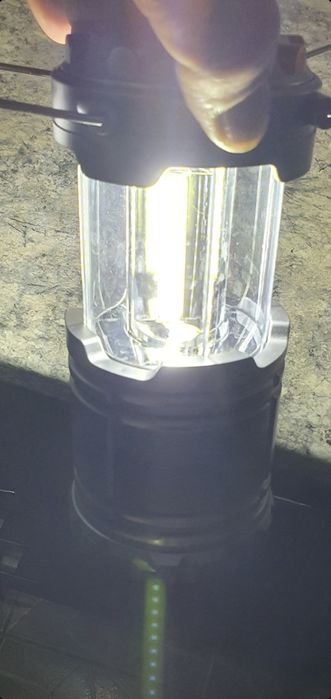 Un Cadou util Lampa, Lanterna Felinar led  Pescuit Camping 3 lampi led