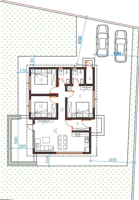 Крумово, Еко къща в строеж 100 м2 + парцел 808.6 м2