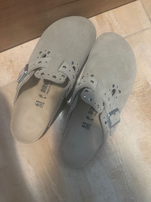 Birkenstock clogs taupe 41 narrow
