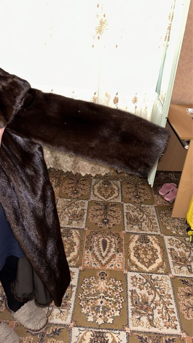 Норковая шуба,длинная