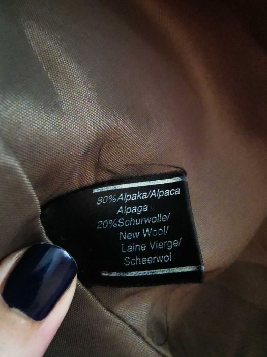 Imbracaminte -Palton lână alpaca