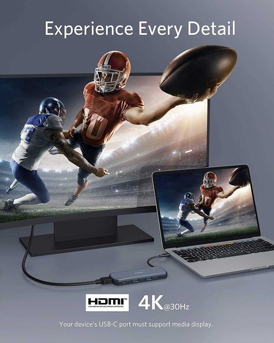 Anker PowerExpand 4-in-1 SSD USB-C Adapter, Hub,с 256Gb SSD диск