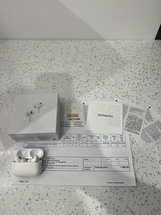 Apple Airpods pro 2(serie valida si factura!!Le vand urgent‼️