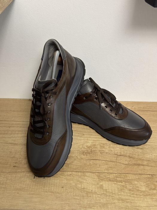 Pantofi sport LE COLONEL gri, 64375, din piele naturala