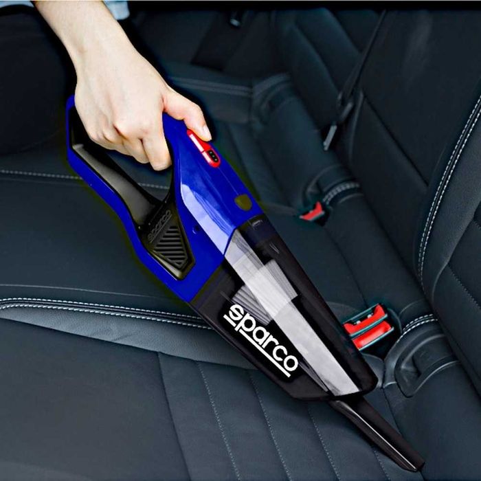 Прахосмукачка за кола Sparco с миещ се HEPA филтър - 12V/90w