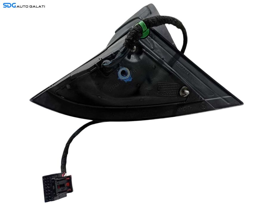 Oglinda Stanga EUROPA Electrica Fara Pliere Rabatare Culoare LC9X Negru Volkswagen Passat CC 2008 - 2012 Cod 3C8857933A [LC0778]