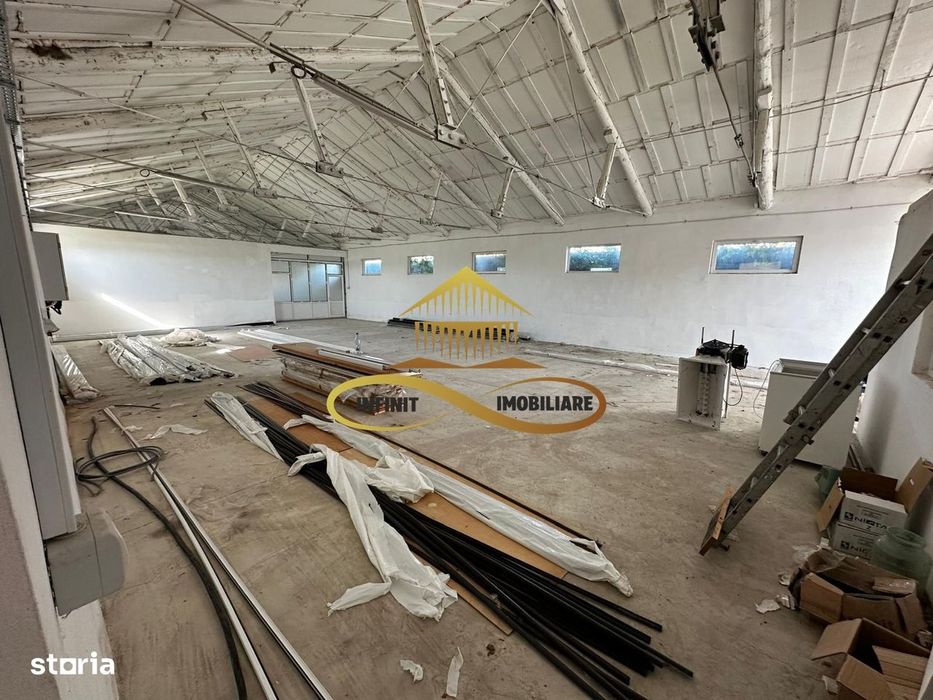Hala de inchiriat 250 mp si spatiu ideal service AUTO Buhoci Bacau