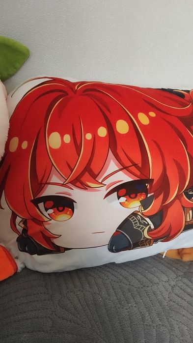 Подушка аниме геншин импакт