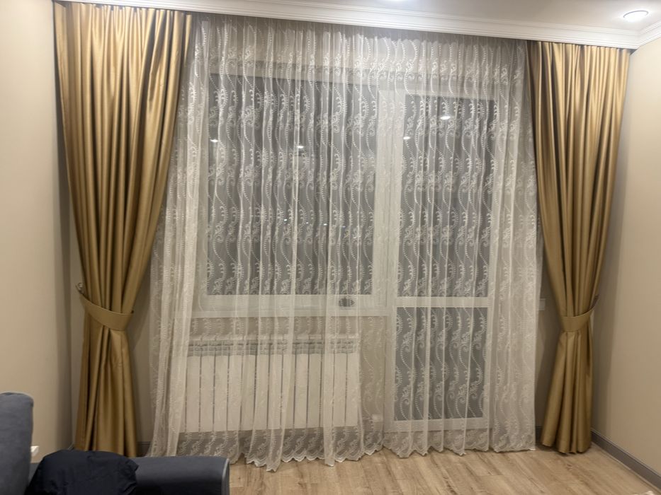 Шторы и тюль продам 5000 тг