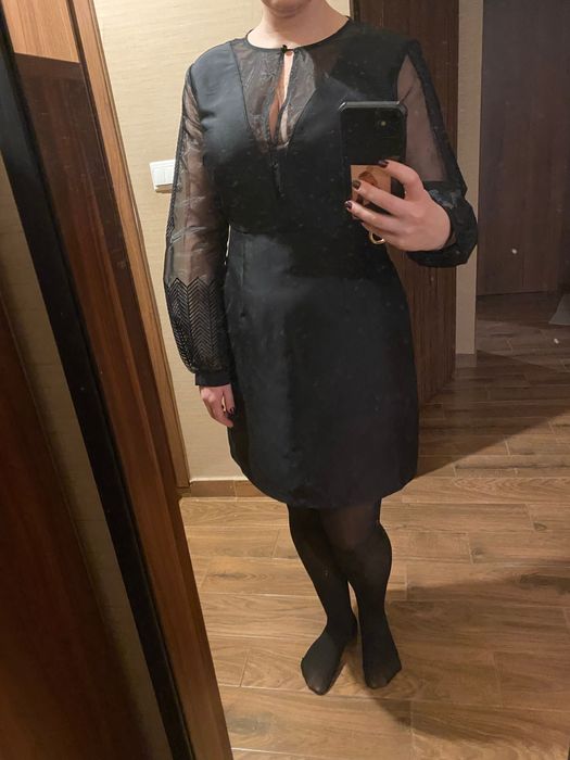 Черна рокля размер М