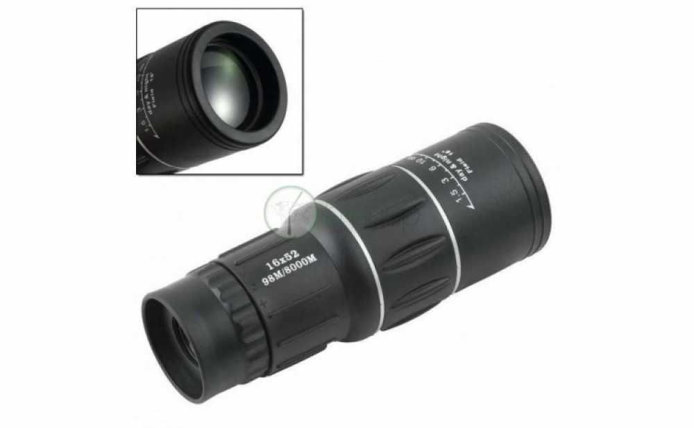 Monoclu KL1040 16x52, realizat din aluminiu + husa inclusa