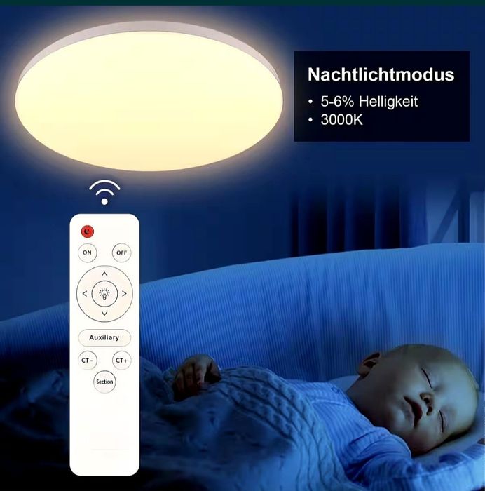 Lampa lustra tavan Led noua cu telecomanda