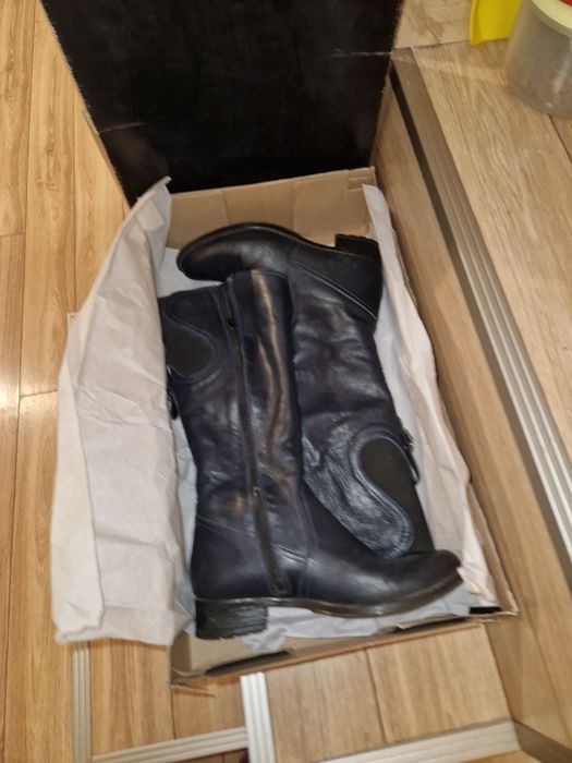 Топли ботуши естестева кожа