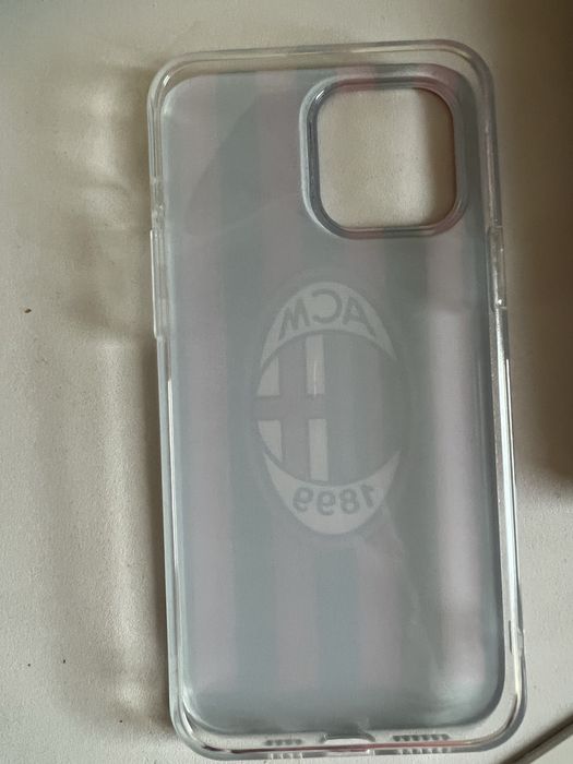Силиконов нов оригинален калъф Iphone 13,14,15,16 ProMax AC Milan-35лв