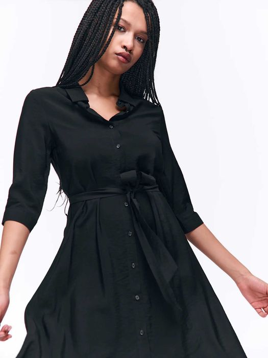 Дамска рокля с колан 34-48