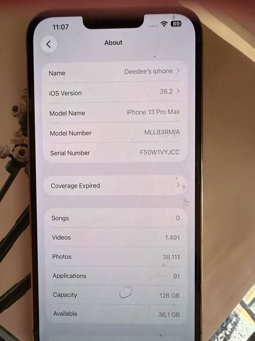 13 Pro Max 128 liber de retea 87% baterie