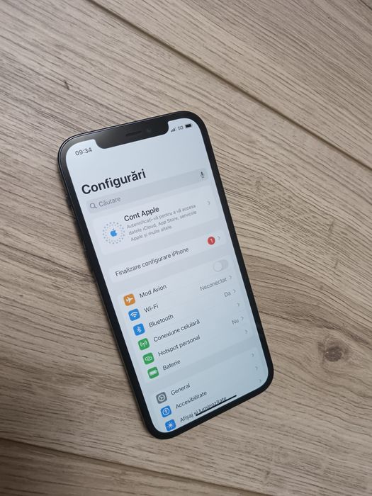 iPhone 12 Negru 256gb impecabil