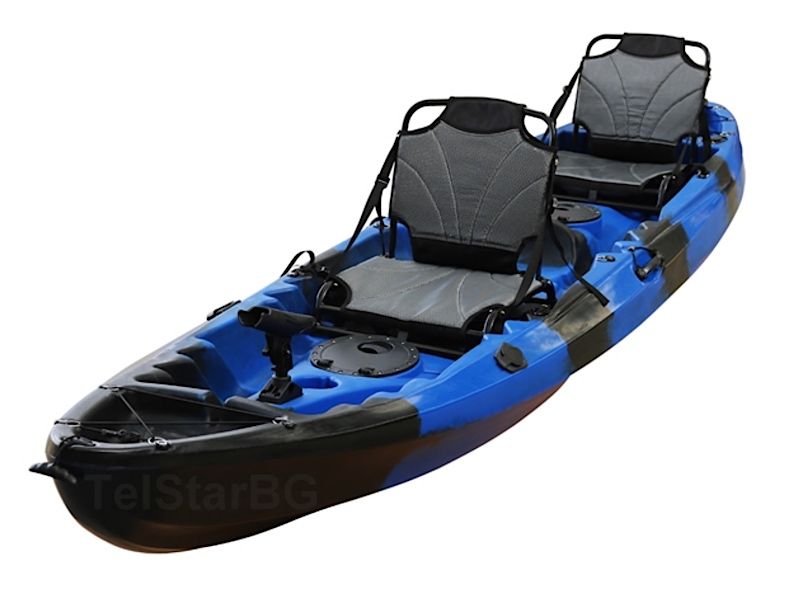 Семеен и риболовен туристически каяк Hapiness 2+1  V.2